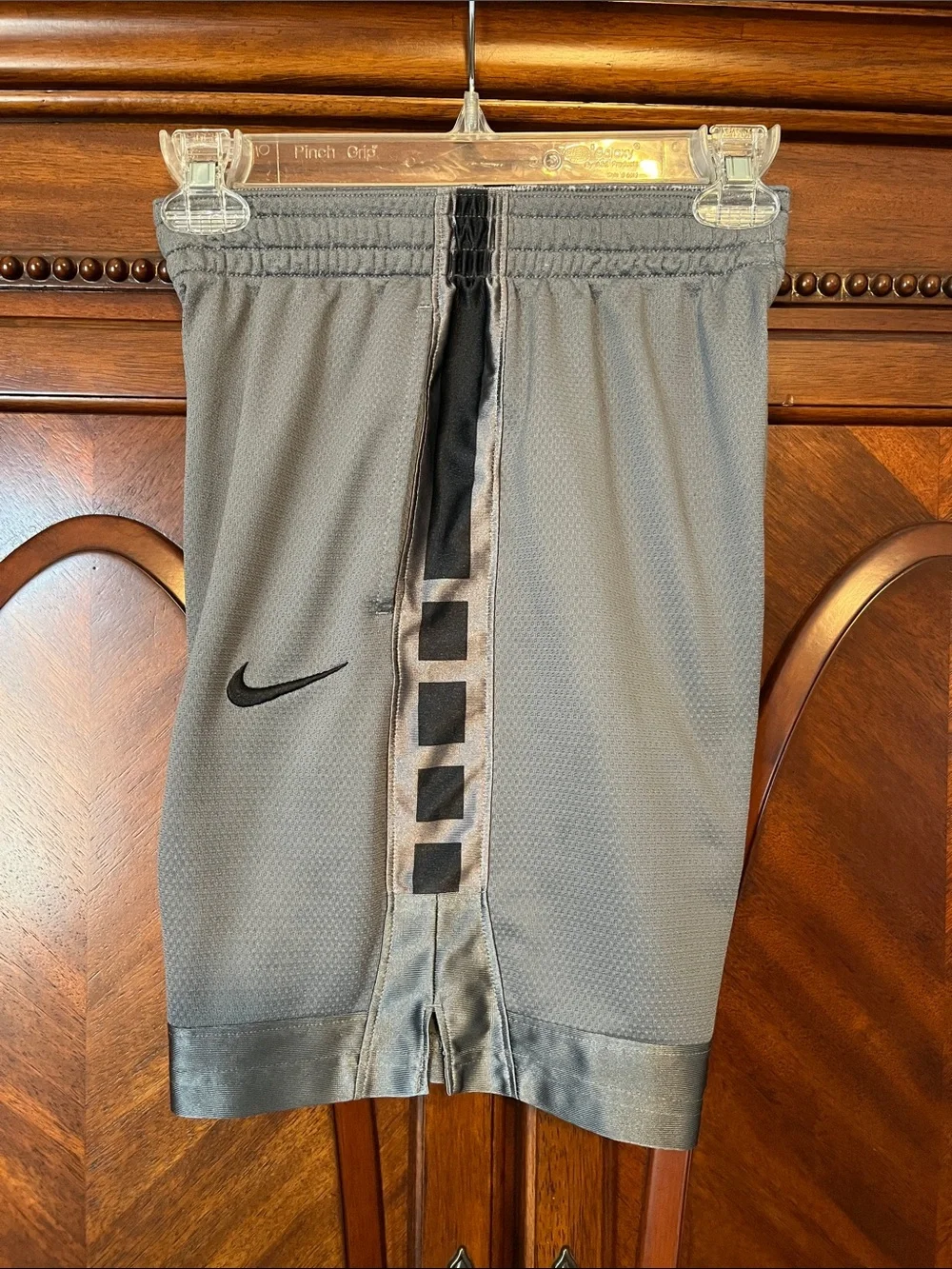 Nike Grey Boys’s Dri Fit Mesh Athletic Shorts